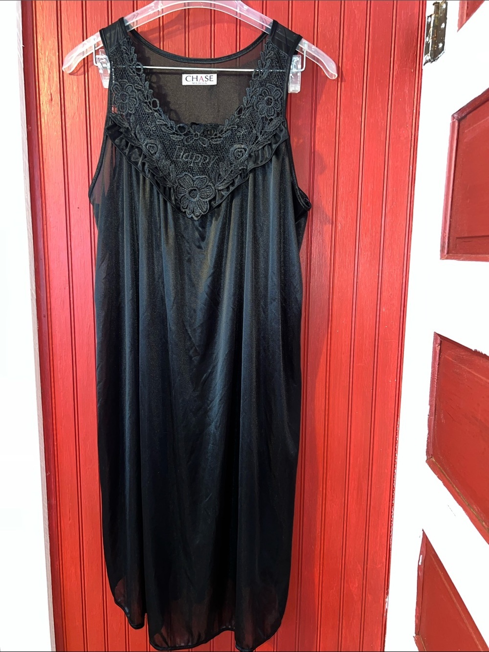 Classic Black Sleeveless Chiffon Slip Dress